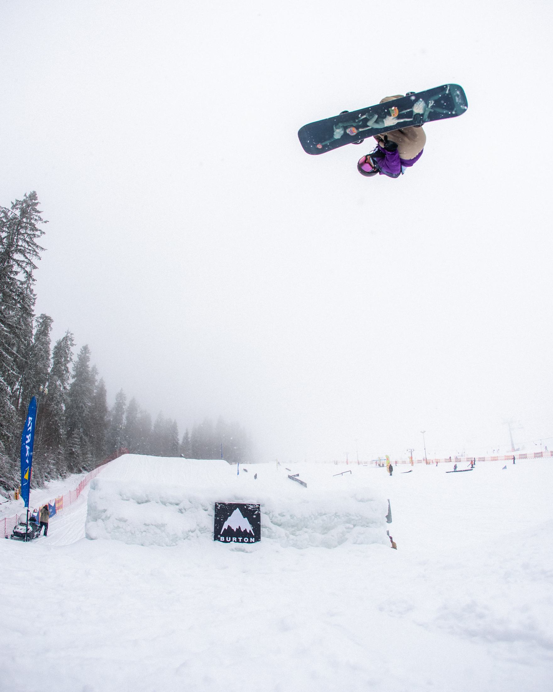 Snowboard jump